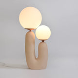 Bedside Bedroom Designer Model Room Double-head Resin Table Lamp 0 - Tophatter Daily Deals