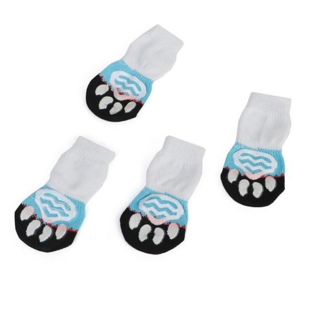 Breathable shoe cover Indoor Pet socks Blue 0 - Tophatter Daily Deals
