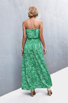 Strapless Split Maxi Dress Casual Dresses - Tophatter Daily Deals