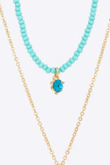 Fruit Pendant Double-Layered Necklace Necklaces - Tophatter Daily Deals