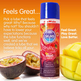 Skins Mango and Passion Fruit (4.4oz) Water-Based Flavored Lubricant > Lube > Flavoured - Tophatter Daily Deals