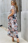 Heimish Give Me Roses Full Size Floral Maxi Wrap Dress Casual Dresses - Tophatter Daily Deals