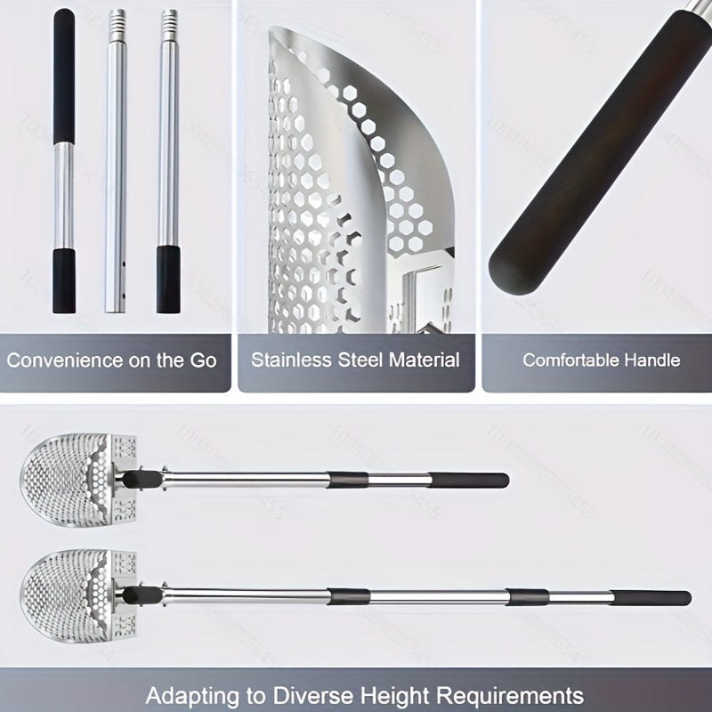 Long Handle Stainless Steel Sand Scoop for Detecting Tools > Industrial Tools - Tophatter Daily Deals