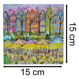 Christmas Market Advent Calendar Greetings Card | Christmas Advent Calendar Advent Calendar - Tophatter Daily Deals