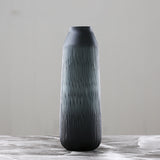 Black Small Mouth Glass Vase Home CQA56191 0 - Tophatter Daily Deals