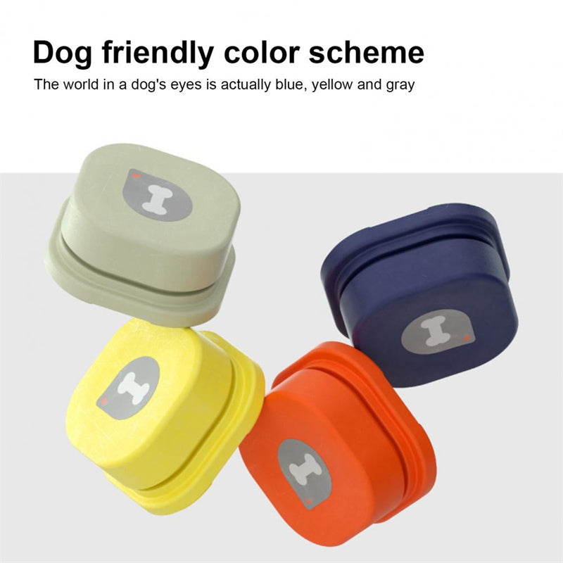 4 Colors Pet Communication Button One-click Prevent Physical Inactivity Recordable Dog Talking Button Toy Cat Toy Pet Products 0 - Tophatter Daily Deals