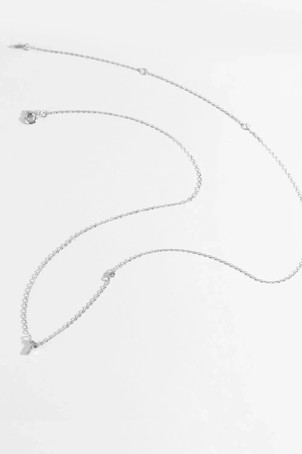 Q To U Zircon 925 Sterling Silver Necklace Necklaces - Tophatter Daily Deals