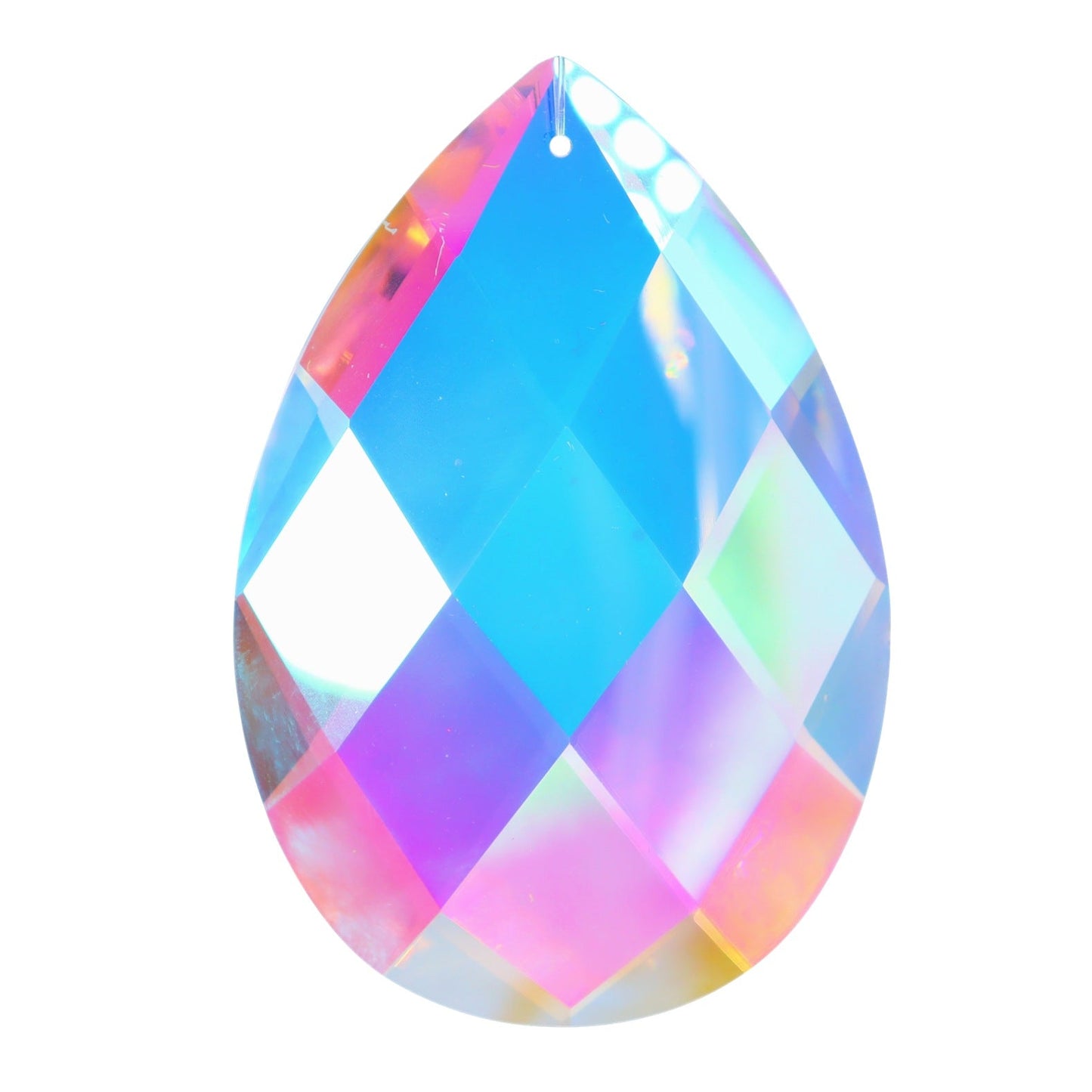 Big Crystal Pendant Light Catching Gift Pendant New Product 89mmAB color grid 0 - Tophatter Daily Deals