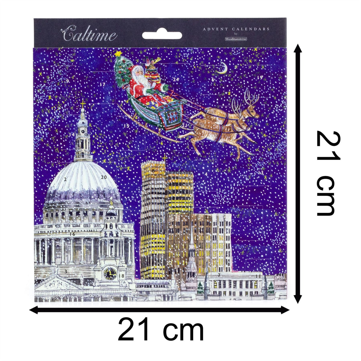 City of London Christmas Advent Calendar | Santa Picture Advent Calendar - 21cm Advent Calendar - Tophatter Daily Deals