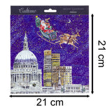 City of London Christmas Advent Calendar | Santa Picture Advent Calendar - 21cm Advent Calendar - Tophatter Daily Deals