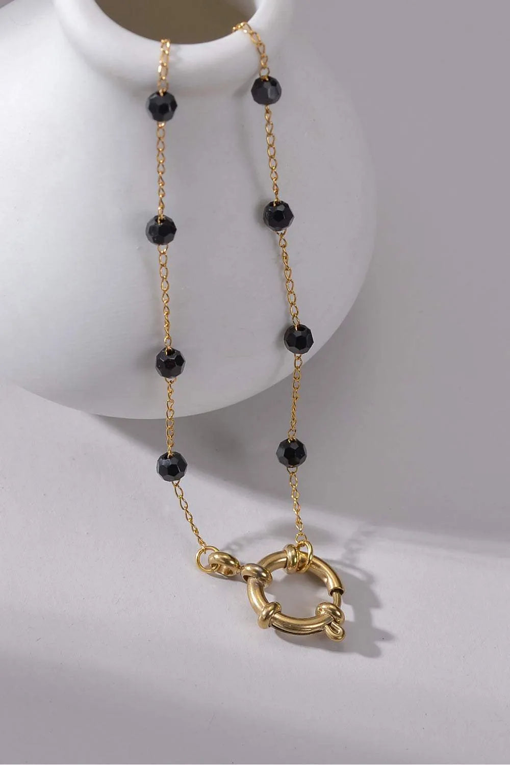 Three-Piece Stainless Steel Necklace Set Necklaces - Tophatter Daily Deals