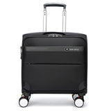 Business Luggage Men's Oxford Cloth Luggage Travel Boarding Women's Suitcase 1316 Black 18 Inches 0 - Tophatter Daily Deals