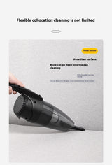 120W Wireless Car Cleaner Rechargeable 0 - Tophatter Daily Deals