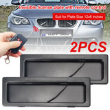 Australian Standard Front And Rear Dual-license Electric Vehicle License Plate Gauge License Plate Frame Black 2pcs set AU 0 - Tophatter Daily Deals