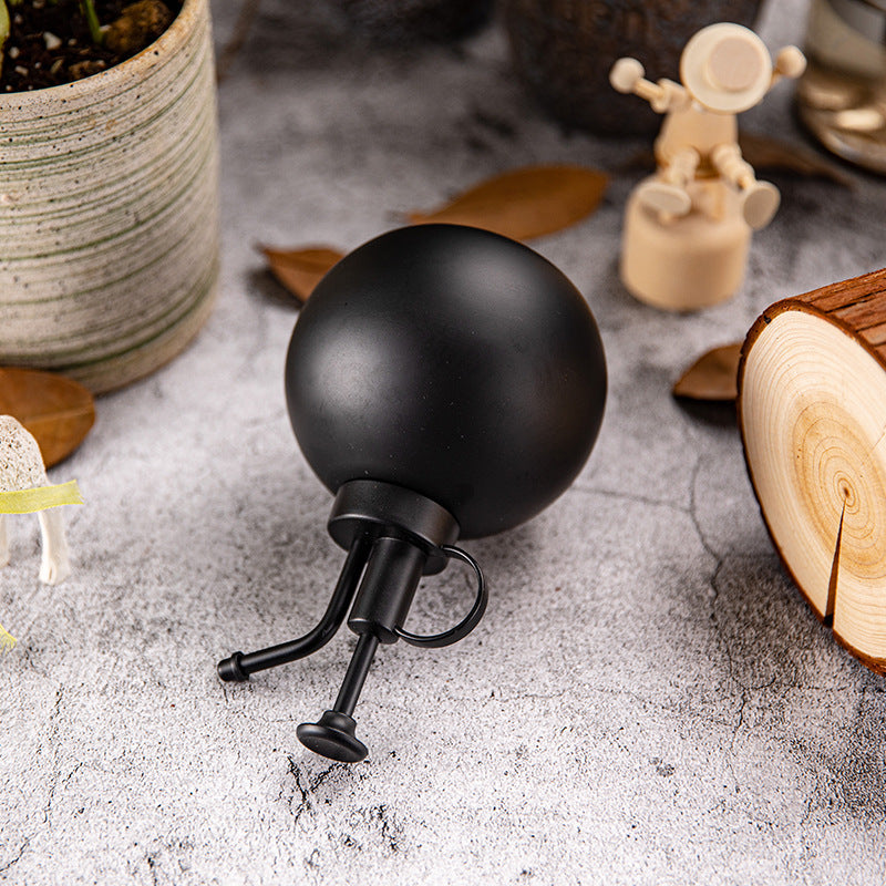 304 Stainless Steel Watering Sprayer Spherical Sprinkling Can 500ML 0 - Tophatter Daily Deals
