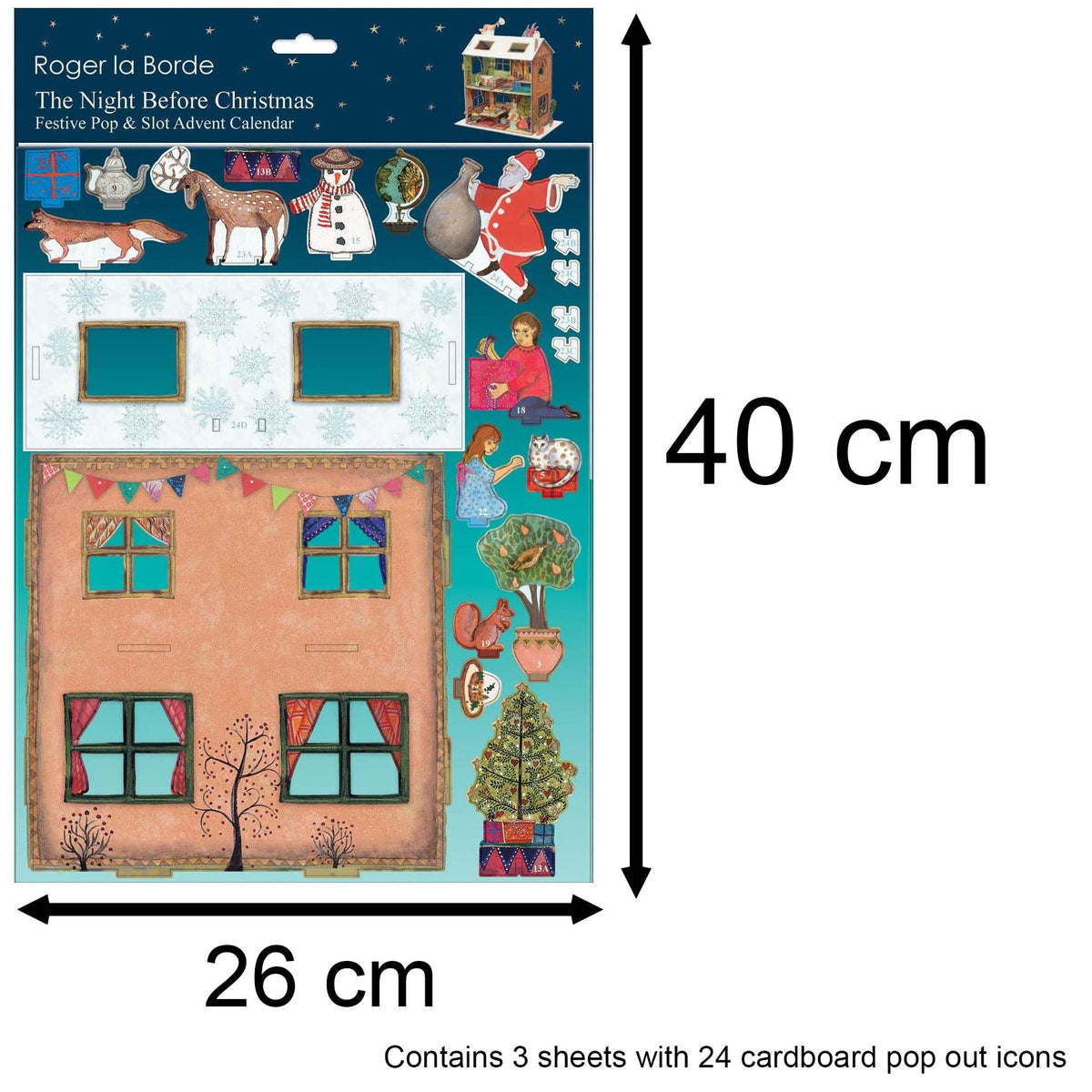 3D Christmas Advent Calendar The Night Before Christmas Pop & Slot Advent Calendar | Pop Up Advent Calendar Freestanding Advent Calendar | Advent Calendar House Advent Calendar - Tophatter Daily Deals