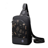 Arctic Hunter New Men"s Chest Bag With Large Capacity Black 0 - Tophatter Daily Deals