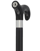 Custom-Engraved Wooden Cane: Choose Color & Personalize - Tophatter Daily Deals