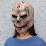 Stitched Latex Horror Mask Brown Halloween 2025 Cosplay 3D Changing Face Moving Picture Frame - Tophatter Daily Deals
