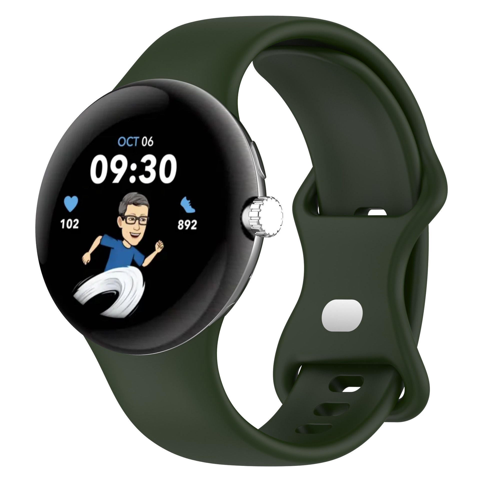 Applicable To Google Smart Watch Strap Wild Green Google Pixel Watch2 0 - Tophatter Daily Deals