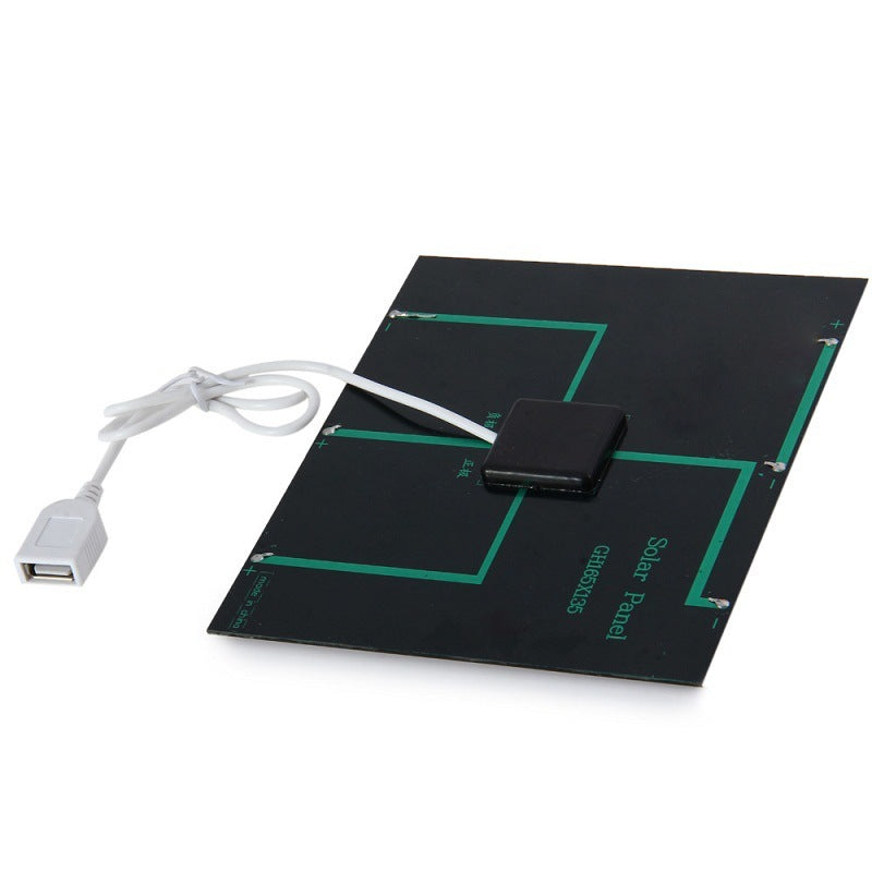 3.5W 6V Solar Charger Solar Panel Power Bank 0 - Tophatter Daily Deals
