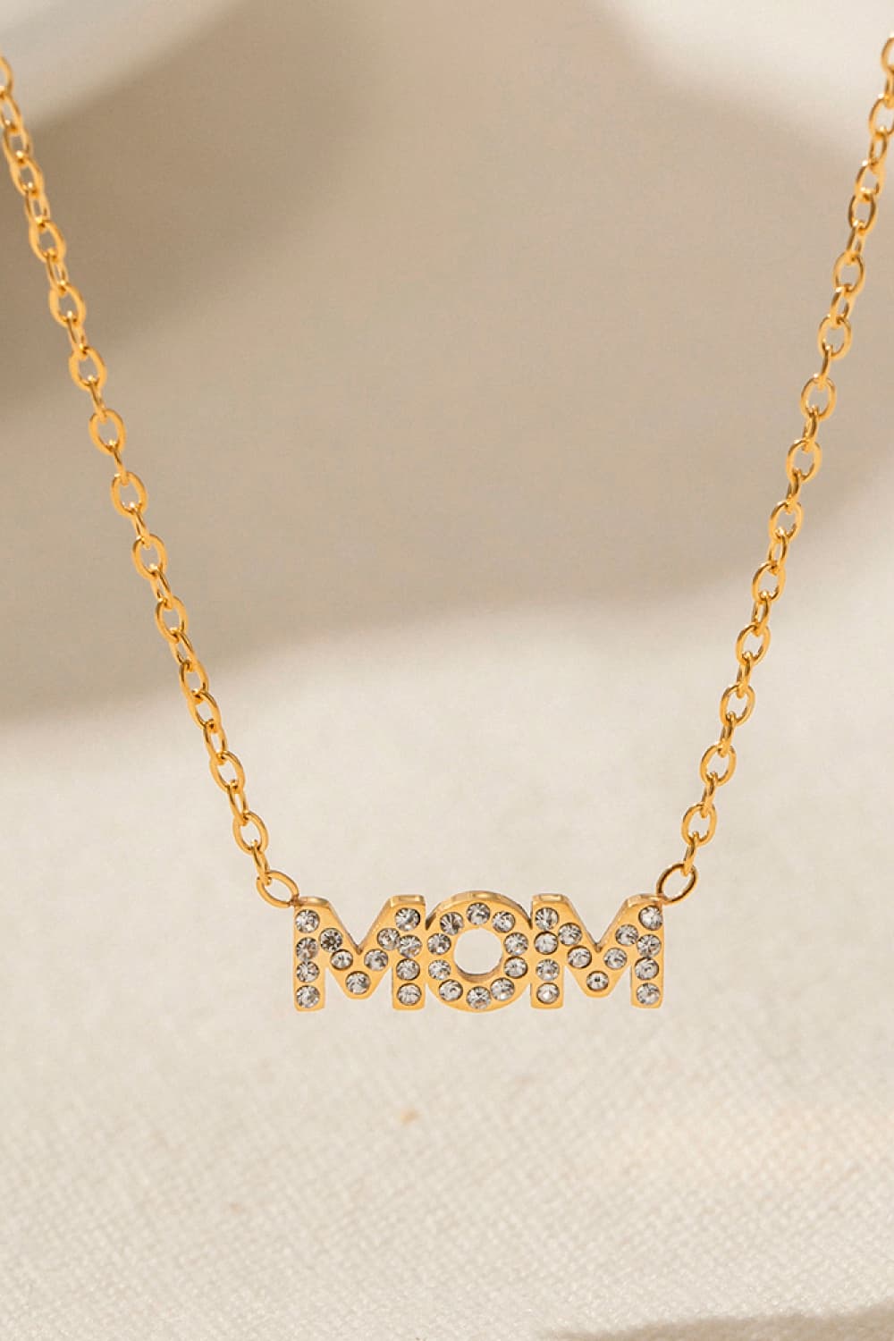 MOM Stainless Steel Necklace Necklaces - Tophatter Daily Deals