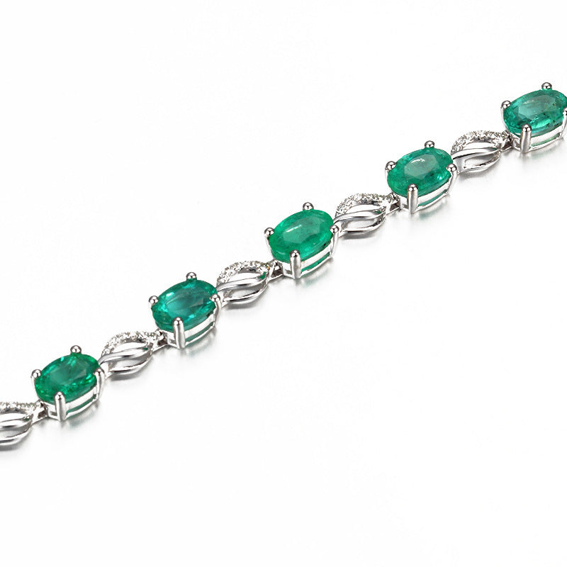 Acadia™ Emerald Bracelet Bracelets - Tophatter Daily Deals