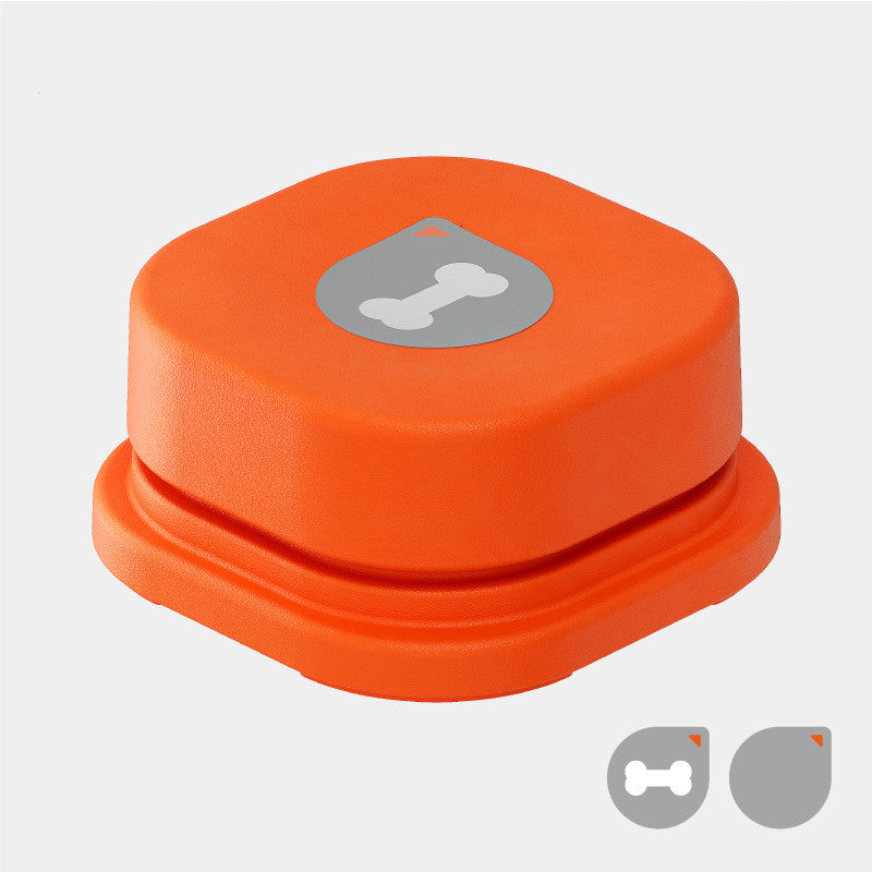 4 Colors Pet Communication Button One-click Prevent Physical Inactivity Recordable Dog Talking Button Toy Cat Toy Pet Products Orange 0 - Tophatter Daily Deals