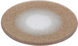 Round Glitter Glass Mirror Candle Plate Stand - Gold Sparkle Candles Coaster 15cm Candle Plate - Tophatter Daily Deals