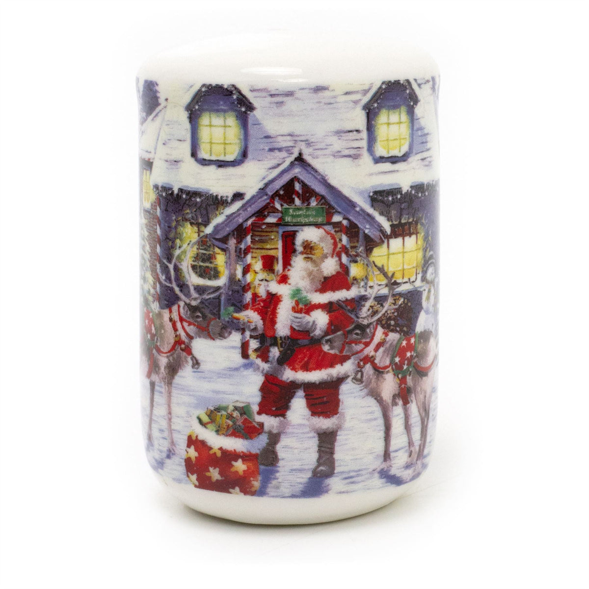 Santa Workshop Christmas Salt and Pepper Pots | Festive Salt & Pepper Set Salt and Pepper Shakers - Tophatter Daily Deals