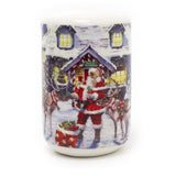 Santa Workshop Christmas Salt and Pepper Pots | Festive Salt & Pepper Set Salt and Pepper Shakers - Tophatter Daily Deals