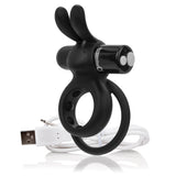 Charged Ohare – Rechargeable Double Cock Ring Rabbit Vibrator > Sex Toys > Couples Toys - Tophatter Daily Deals