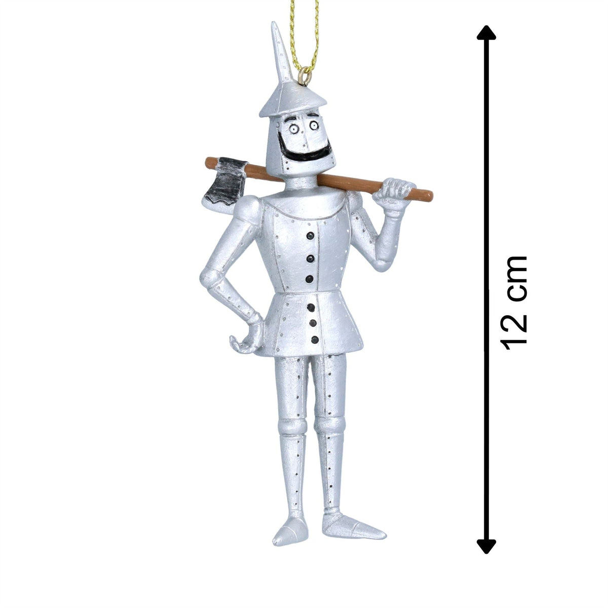 Silver Tin Man Christmas Bauble | Wizard of Oz Christmas Tree Ornament - 12cm Baubles - Tophatter Daily Deals