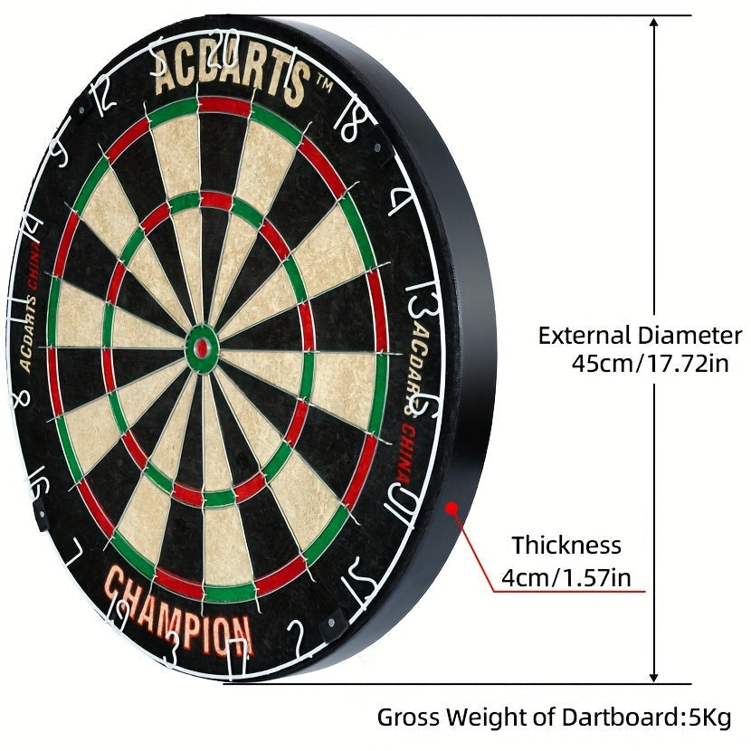 Dartboard Set Soft Head Sisal Bristle Sports & Outdoor - Tophatter Daily Deals