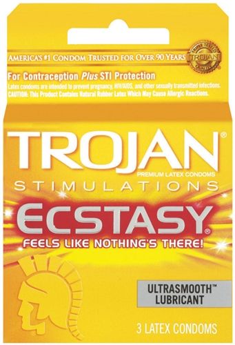 Trojan Ultra Ribbed Ecstasy - 3 Pack > Essentials > Condoms - Tophatter Daily Deals