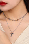 Cross Pendant 925 Sterling Silver Necklace Necklaces - Tophatter Daily Deals