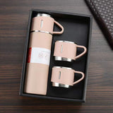 Business Gift Set Company Gift Event Stainless Steel Vacuum Flask Suit pink 500ML 0 - Tophatter Daily Deals