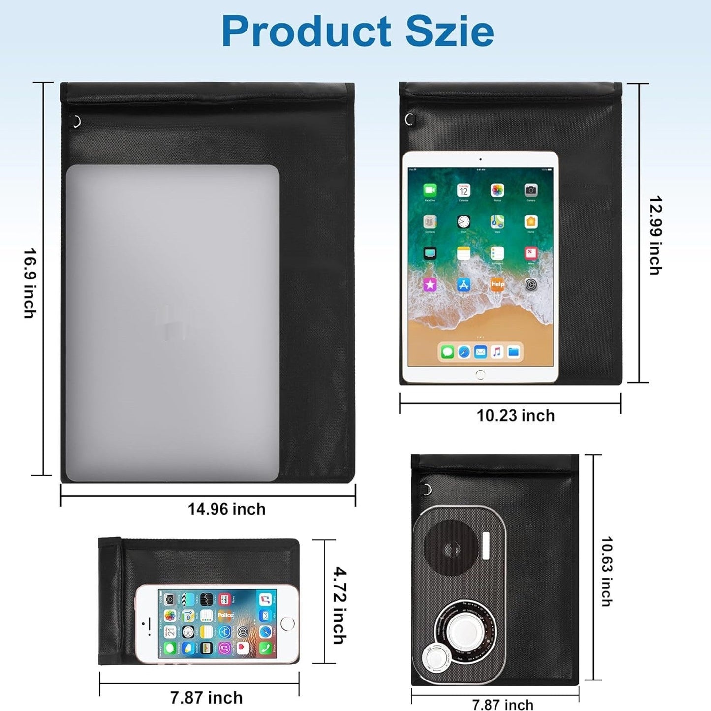Anti-theft Anti-tracking Waterproof And Fireproof Shielding Sleeve 0 - Tophatter Daily Deals