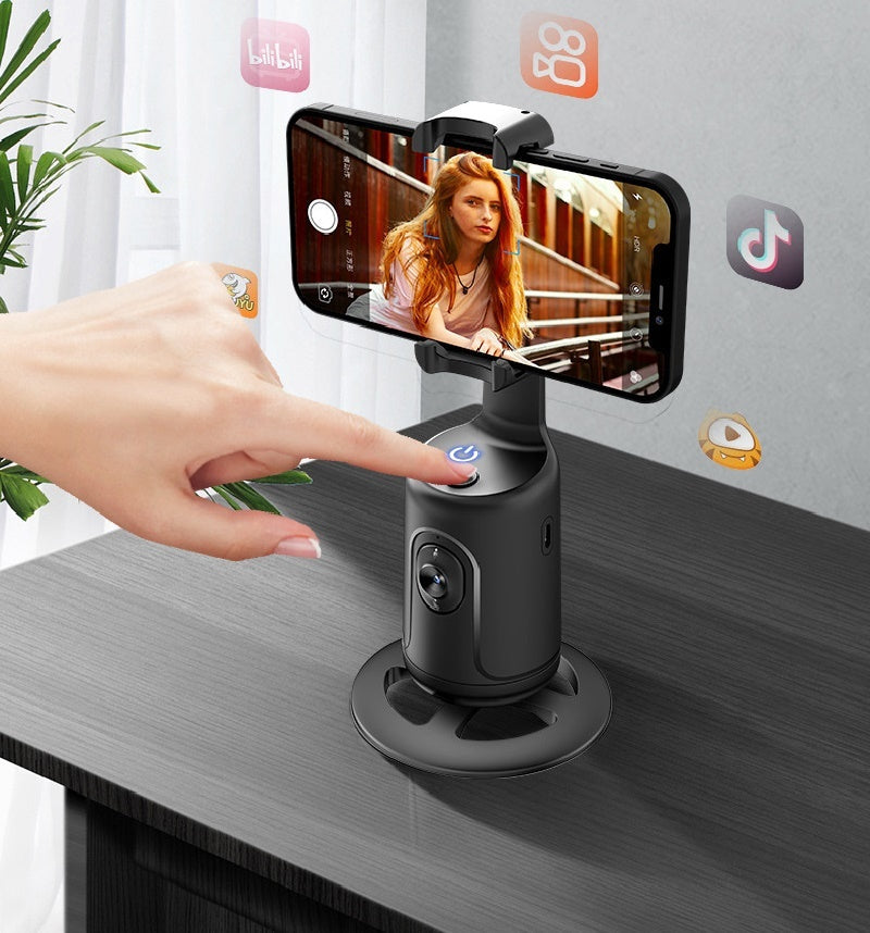 360 Auto Face Tracking Gimbal AI Smart Gimbal Face Tracking Auto Phone Holder For Smartphone Video Vlog Live Stabilizer Tripod 4 - Tophatter Daily Deals