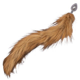 Running Wild Tail (Brown) – Metallic Probe with Long Tail Accessory > Anal Range > Tail Butt Plugs - Tophatter Daily Deals