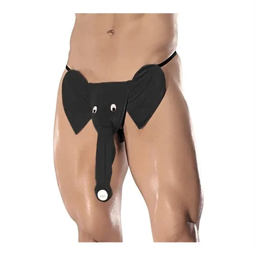 Squeaker Elephant G-String (Black) – Novelty Lingerie > Novelties > Gag Gifts - Tophatter Daily Deals