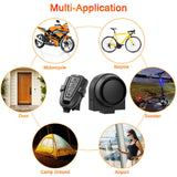 Bicycle Motorcycle Alarm Rechargeable Multifunctional 0 - Tophatter Daily Deals