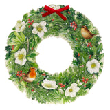 Winter Robin & Holly Wreath Advent Calendar | Large Christmas Advent Calendar Advent Calendar - Tophatter Daily Deals