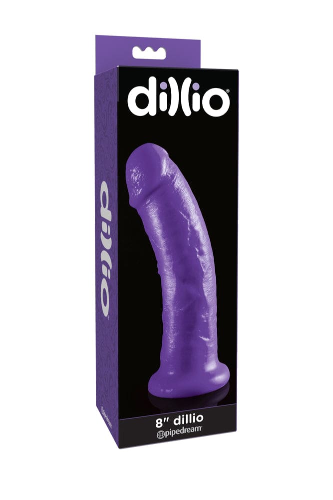 Pipedream - Dillio - Realistic Dildo - 8 inch - Purple Sex Toy - Tophatter Daily Deals