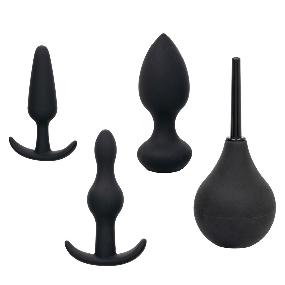 Pleasure Kits Anal Explorer Collection (Black) – Anal Toy Kit > Anal Range > Butt Plug Kits - Tophatter Daily Deals