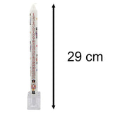 Nutcracker Soldier Advent Dinner Candle | Christmas Calendar Candle - 29cm Advent Candle - Tophatter Daily Deals