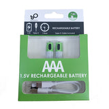 1.5vAAAusb Rechargeable Learning Machine 2 packs 0 - Tophatter Daily Deals