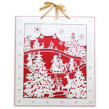 Woodland Silhouette Christmas Advent Calendar | Traditional Advent Calendar Advent Calendar - Tophatter Daily Deals