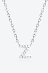 V To Z Zircon 925 Sterling Silver Necklace Necklaces - Tophatter Daily Deals