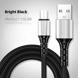 Android TYPE-C Super Fast Charge 5A Nylon Braided Mobile Phone Charging Cable Black 0 - Tophatter Daily Deals